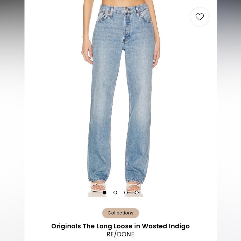 RE/DONE Women's Long Loose Jeans